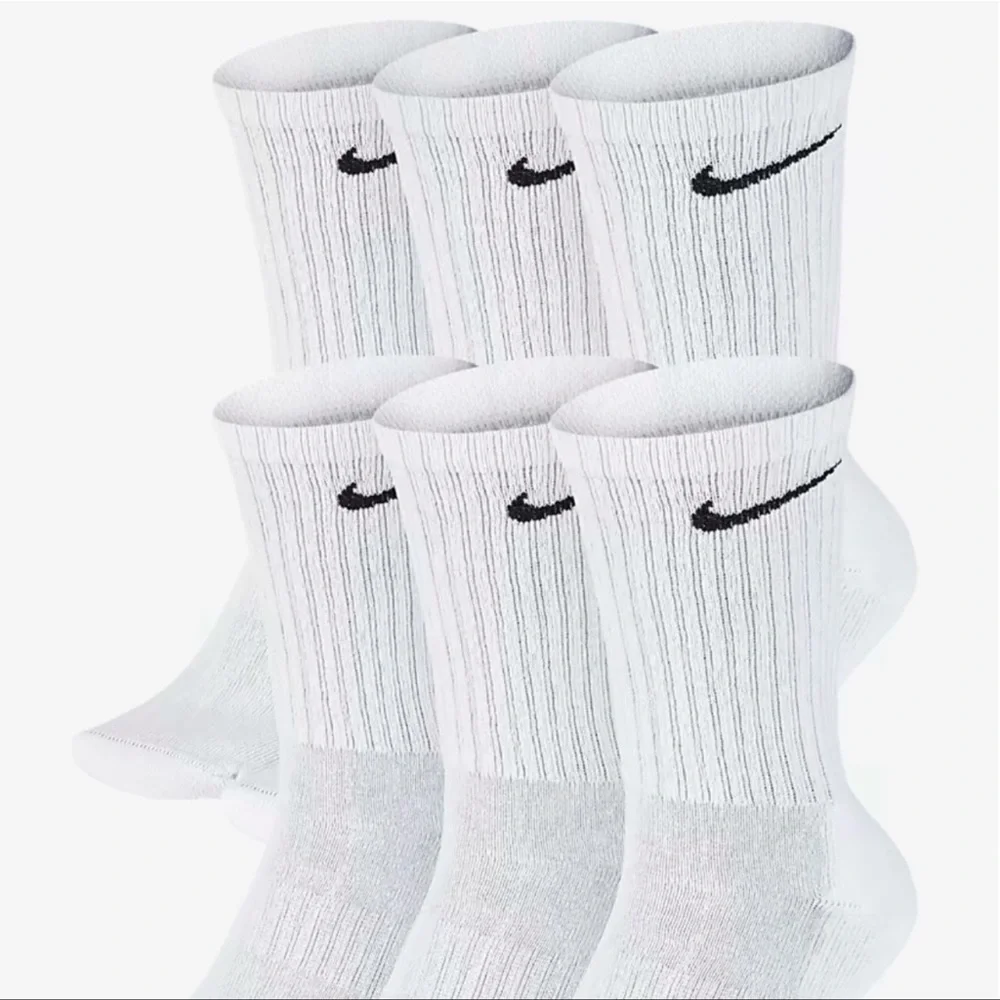 NIKE  Training Crew Socks (6 Pairs) Nike Everyday Cushioned